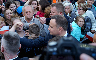 Prezydent Andrzej Duda odwiedził Jeziorany. Zobacz zdjęcia i film